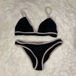 Black and gold bikini